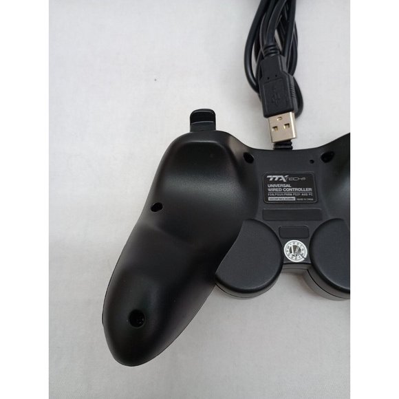 TTX Tech PS3 Controller 3rd Party Controller For Sony Playstation 3 (Black) - Picture 8 of 10